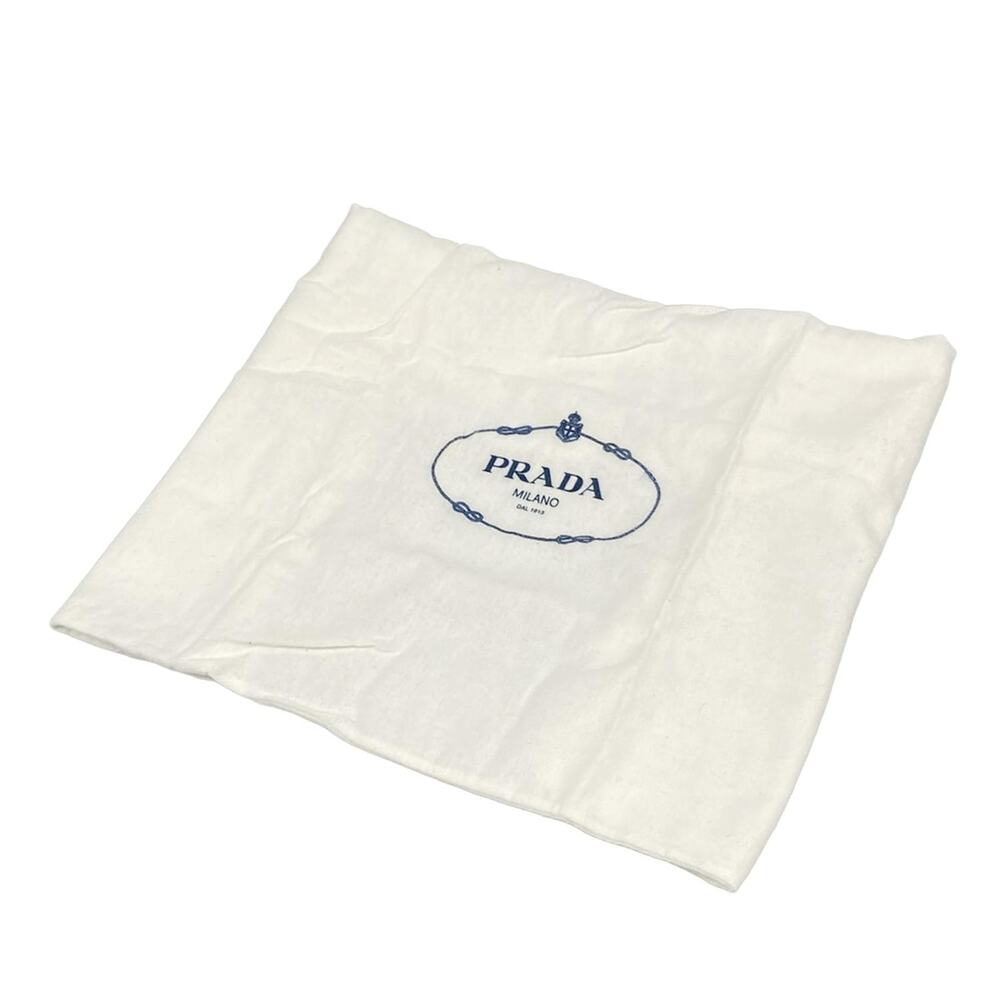 Prada Terry Tote Bag Tote Bag White Black - Picture 8 of 15